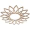 Ekena Millwork Daisy Wood Fretwork Pierced Ceiling Medallion, Alder, 16"OD x 5 5/8"ID x 3/8"T CMWP16X16X0375DAAL - alternate 3